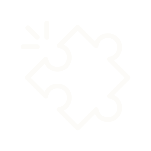 piece of puzzle icon representing easy adjustment fit