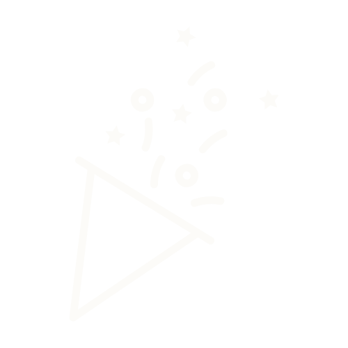 confetti icon representing fun and engaging dentists