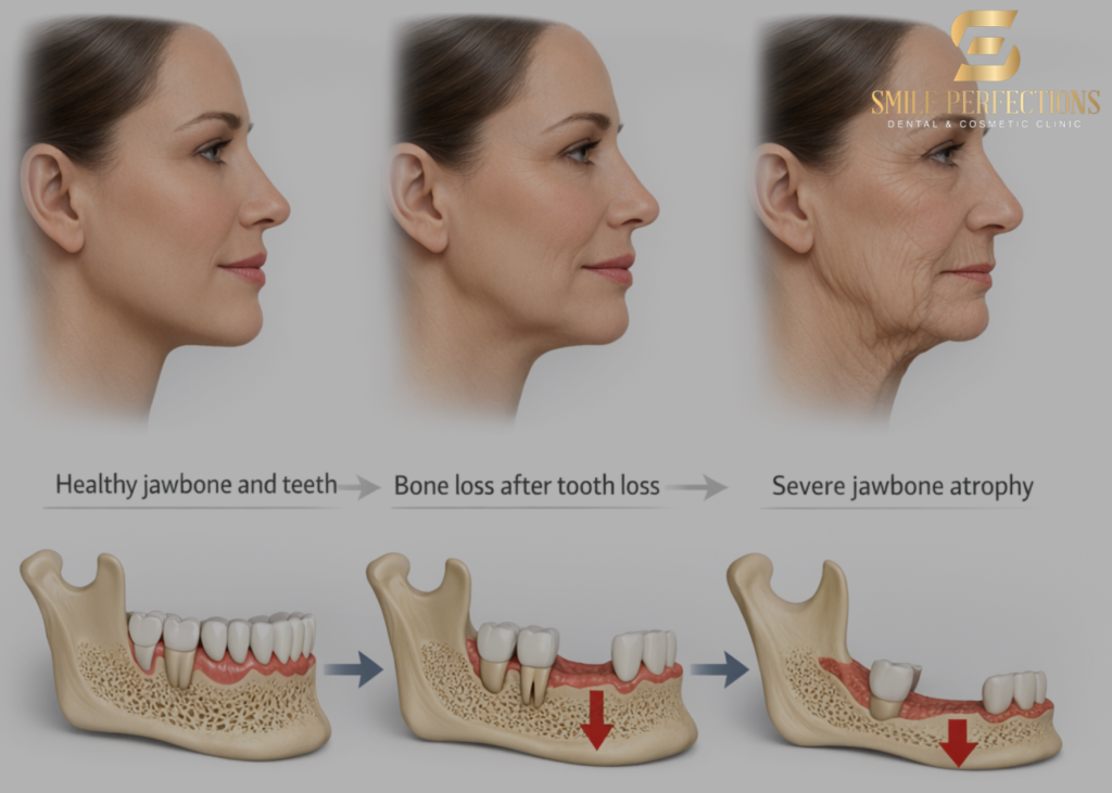 bone loss in teeth - how does it look like